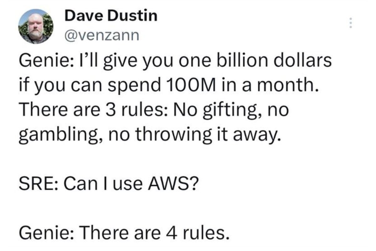 SQLGroup's tweet photo. #sql #sqljokes #programming #Programminghumor #programmingjokes #programmingsql #coding #sre #code #coderjokes #aws #sqlserver2025 https://t.co/9aSkk4dvyf