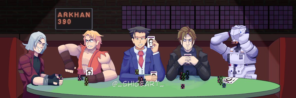 _shigeart_'s tweet photo. [COMM]
Comisión que hice para el banner de YT de @arkhan390, muchas gracias por confiar en mi en este trabajo.

#digitalart #medibang #commissionㅤ #capcom https://t.co/loJJCXWFEg