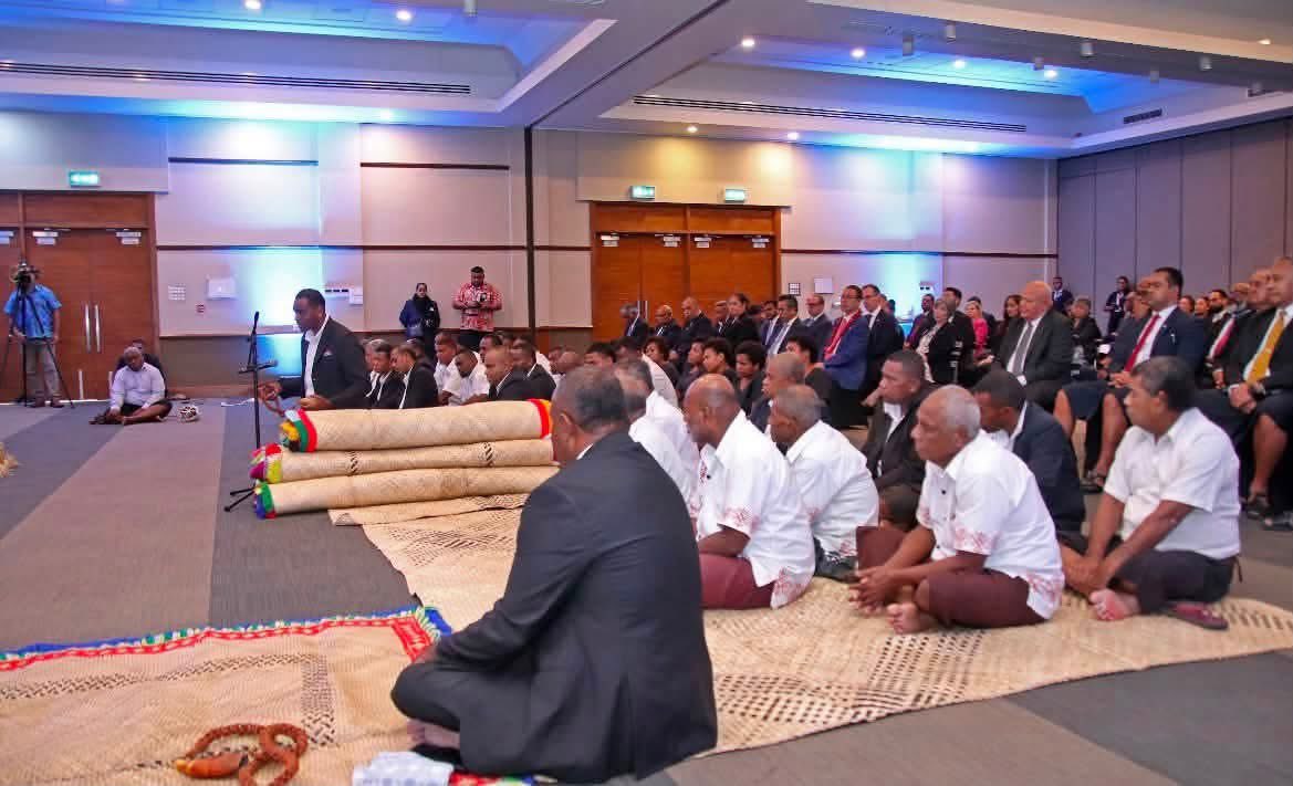 MYHCSuva's tweet photo. His Excellency Nor' Azam Mohd Idrus, High Commissioner of Malaysia, attended the Official Traditional Ceremony of Welcome for the Honourable Mathew Wale, CBE, Prime Minister of the Solomon Islands, in Suva on 1 July 2026 https://t.co/ye14kf9Jhj