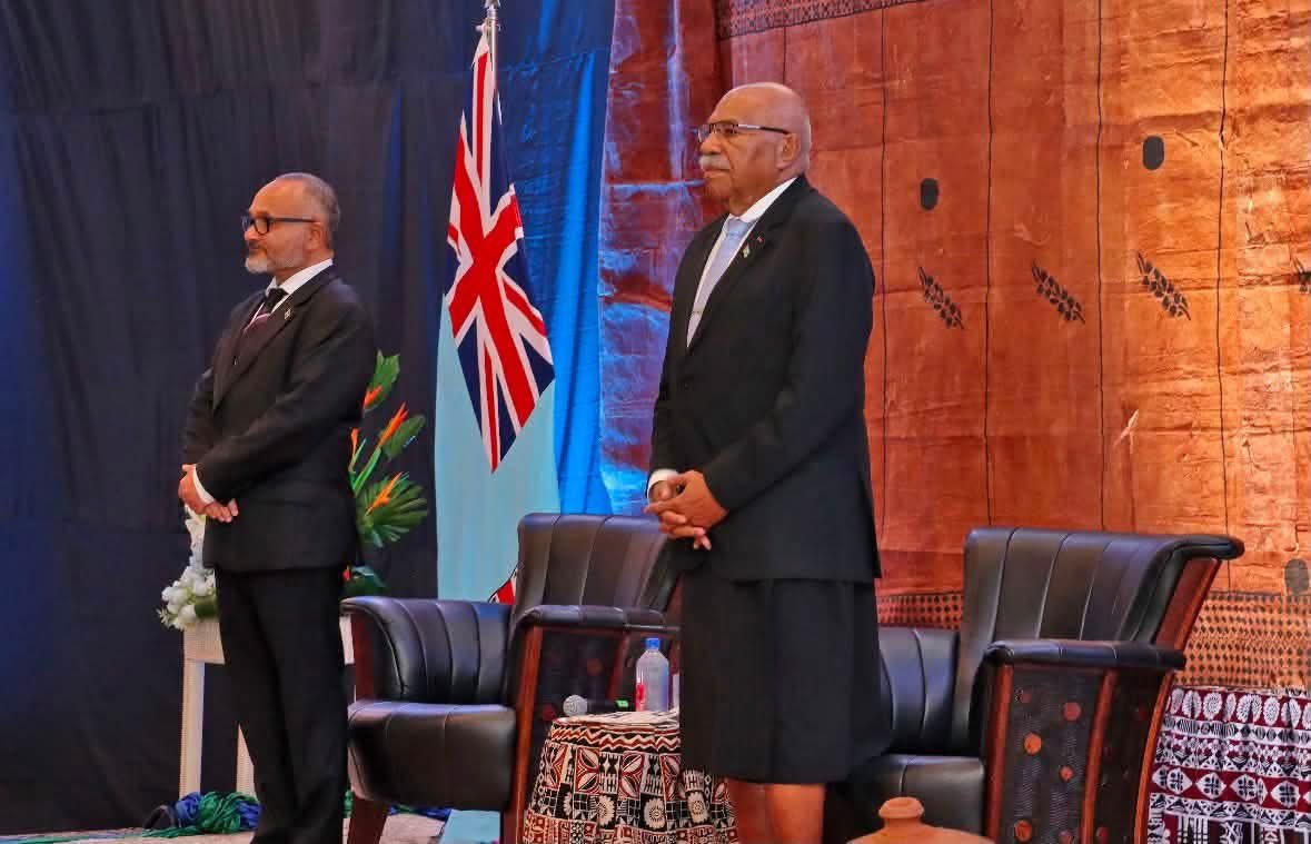 MYHCSuva's tweet photo. His Excellency Nor' Azam Mohd Idrus, High Commissioner of Malaysia, attended the Official Traditional Ceremony of Welcome for the Honourable Mathew Wale, CBE, Prime Minister of the Solomon Islands, in Suva on 1 July 2026 https://t.co/ye14kf9Jhj