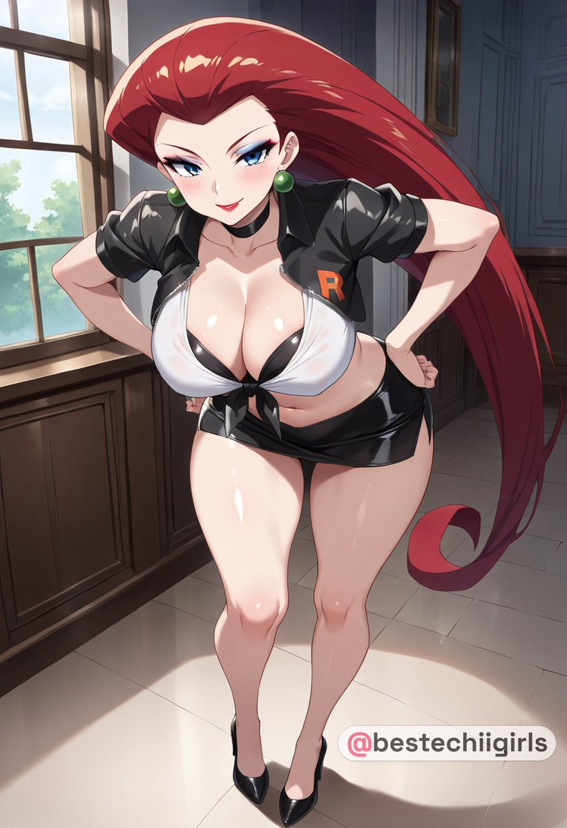 bestechiigirls's tweet photo. Prepare for trouble… and make it double 💋🌹 Team Rocket's Jessie like you've never seen her before 🚀 #Jessie #TeamRocket #Pokemon #AIart #Waifu https://t.co/TWwffKLu8M