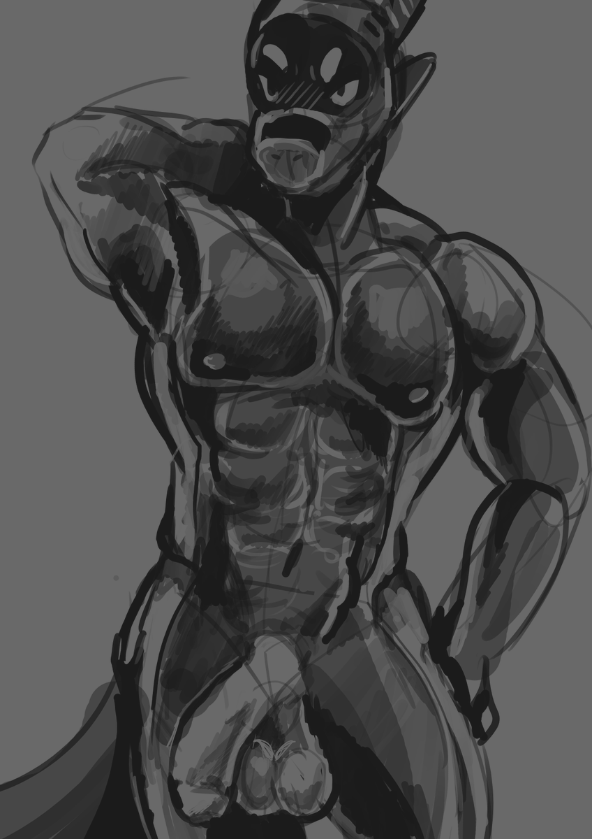 lichen690's tweet photo. quick synth sketch #furry #nsfw #gay https://t.co/iXreasegDq
