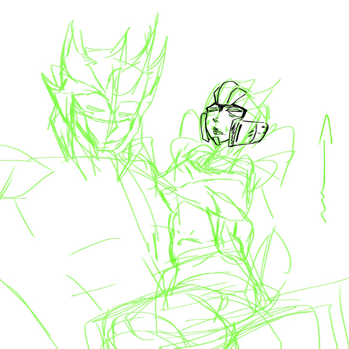anth1llmunch3r's tweet photo. Genuinely don't know if I should finish this.
I want to
I mean like
More predabee plz
Yuri too
#rid2015 #rid15 #yuri #predabee #rarepair #tfp
In my au bumblebee is a grown adult
For their human selves Predaking is 27-28 and bumblebee is 22-23
He is NOT a child ๐ฎโ๐จ https://t.co/CFiWhvuCnB