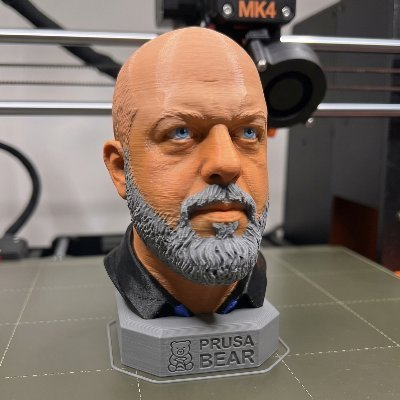 Medvjed's tweet photo. What do you think - I've recycled one of my old accounts for posts related to my work at PRUSA3D, such as support and 3D printing. After all, I've been using this account as a personal one for a long time now, and I'm getting a little lost in it ;) https://t.co/PY5VtfBWZl https://t.co/EcXR6VRPTx