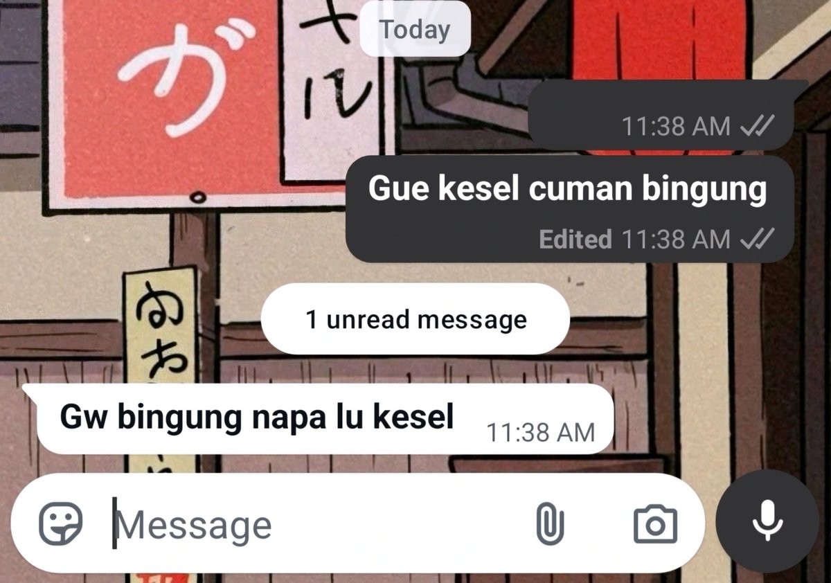 kinderally's tweet photo. Sabar gitu loh, maksud gue😭 https://t.co/Z0aMHQGeNV
