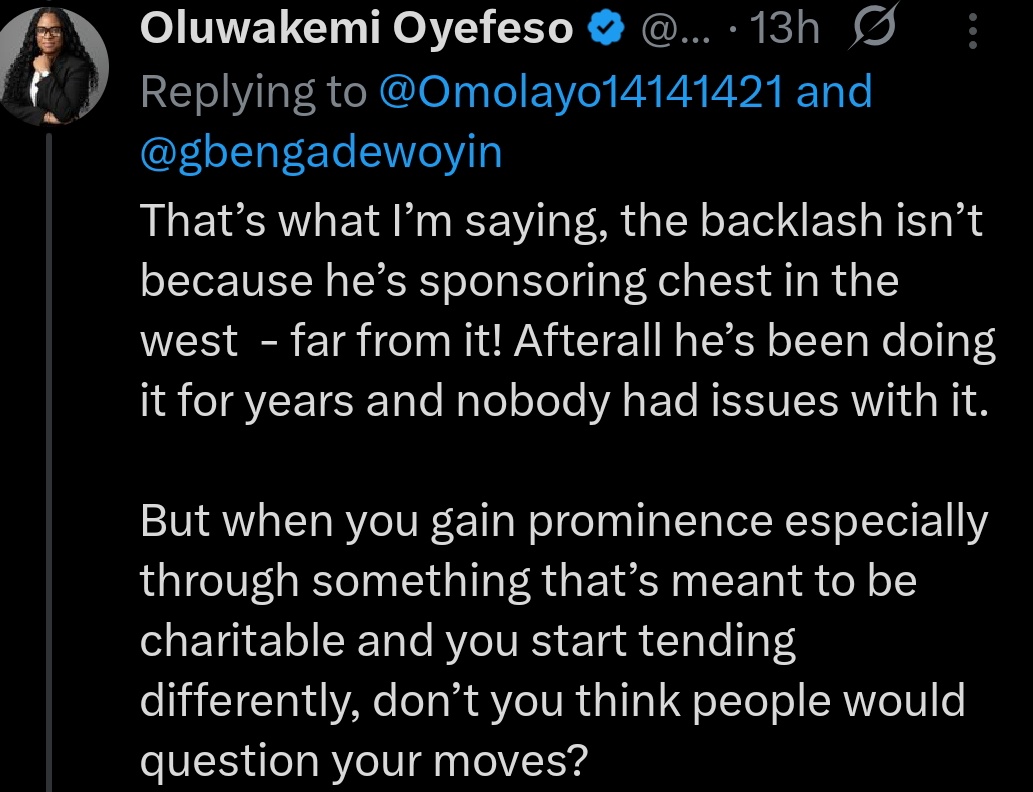 Dayo_Afo's tweet photo. @josh_olonade She is very much aware. https://t.co/xcoX5CmU1y