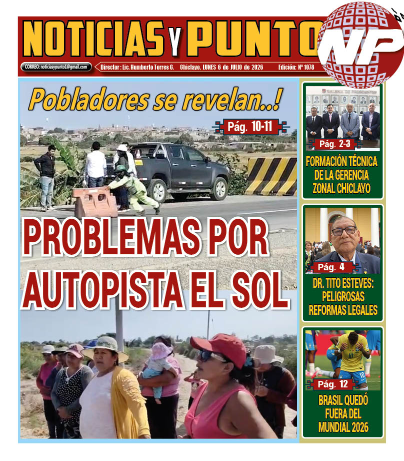 htcasta's tweet photo. Diario Digital Noticias y Punto
Edición: LUNES 6 de JULIO 2026
Correo: noticiasypunto1@gmail.com https://t.co/SQUj6S1Zdl