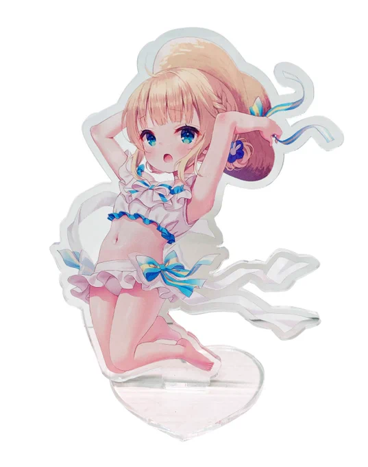 こちらのシャロちゃんのアクリルスタンド、BOOTHで販売中です!