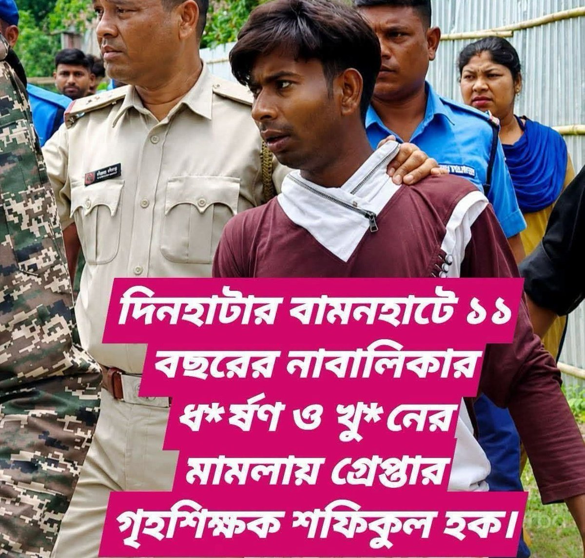 TanmoySanyal9's tweet photo. 🎯এই ধ#র্ষক ও খু#নিটা ধরা পড়ার পর বামইস্লামিকদের পক্ষ থেকে কোন প্রতিক্রিয়া কেন দেখা যায়নি ধর্মের কারণে!
গণপিটুনি দিয়ে মারা হয়নি তার ধর্মীয় বিশ্বাসের কারণে?
নাকি সে একজন কাফেরকে ধর্ষ*ণ করেছে, তাই সেটা বৈধ?
হিন্দুবিদ্বেষী @BikashranjanBh4 উত্তর দিবি এক বাপের অওলাদ হলে। https://t.co/iXEjzc5K63
