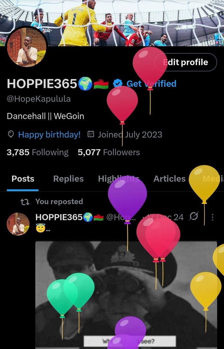 HopeKapulula's tweet photo. Woke up a year older.
We thank God for the Gift of life🎊 https://t.co/dpyUBZENva