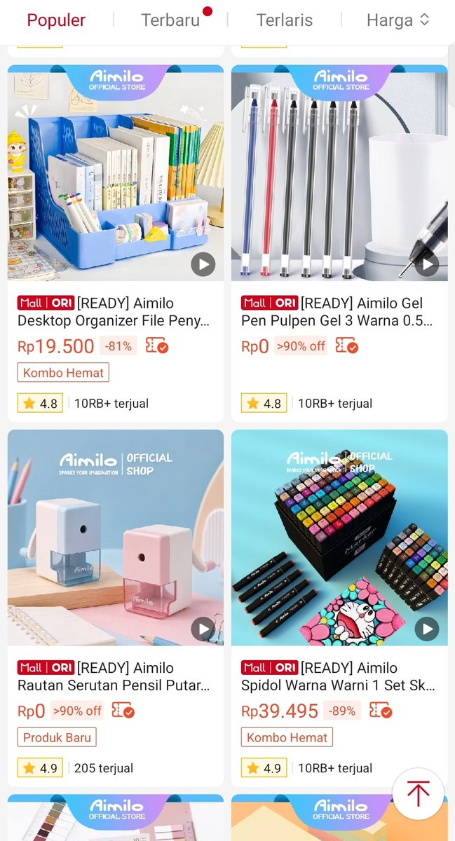 latteschocoo's tweet photo. aimilo
https://t.co/MKaoDuOH2D

cari stationery dengan harga murah dengan kualitas nggak murahan? store ini jawabannya ✨ https://t.co/1RHJicDQKm