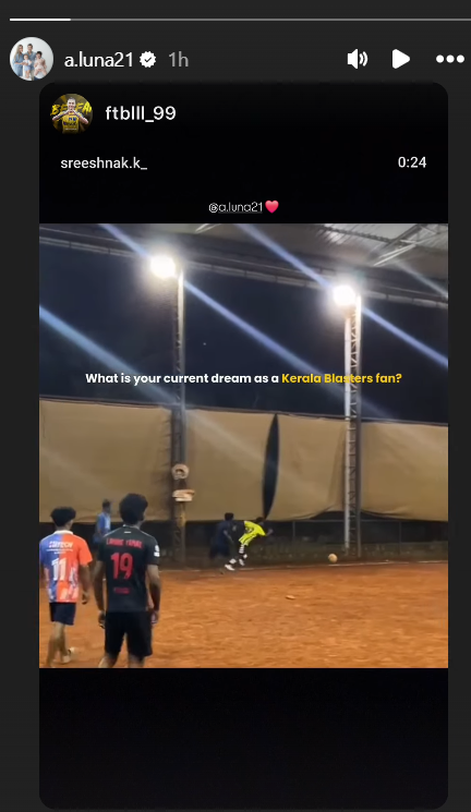 kbfcxtra's tweet photo. 📲 Adrian Luna reposted this story on IG. 👀💛 #KBFC https://t.co/EwIV0gucFT
