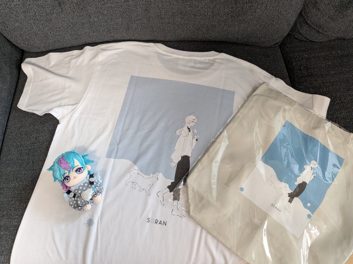 えっちゃん Tシャツ トートバッグ Tシャツとトートバッグ、無事に届いたよ～😆 昨日の発送通知から