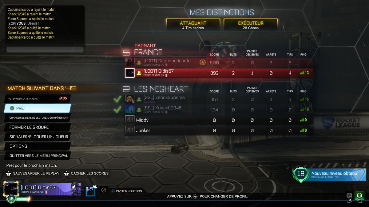 Didis175's tweet photo. Bonjours tout le monde 🥰
Sa fait longtemps que j'ai pas poster mais sa reviendra en petit à petit 🥰
Pour aujourd'hui je vous publie quelque partie que j'ai faite avec mon chéri @RicardoYamato57 sur #RocketLeague 🥰
#Team #Duo #Victoire #Équipe https://t.co/ezxdlkKtSw
