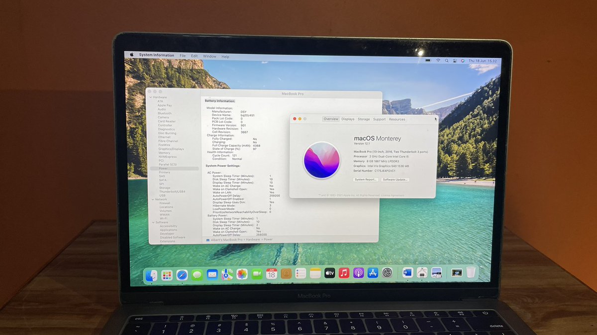 knonby's tweet photo. Wts jual macbook pro 2016 8/256gb i5
cc 121 jarang dipake, dom pangandaran jawa barat, via oren🍊
Price: 4.300.000 Nego boleh, DM! 

Dijual cepat karena jarang dipake &amp; BU  💫 fullset! free microsoft office, keyboard, tas &amp; kipas cooler laptop
#zonauang https://t.co/LNouhRyf78