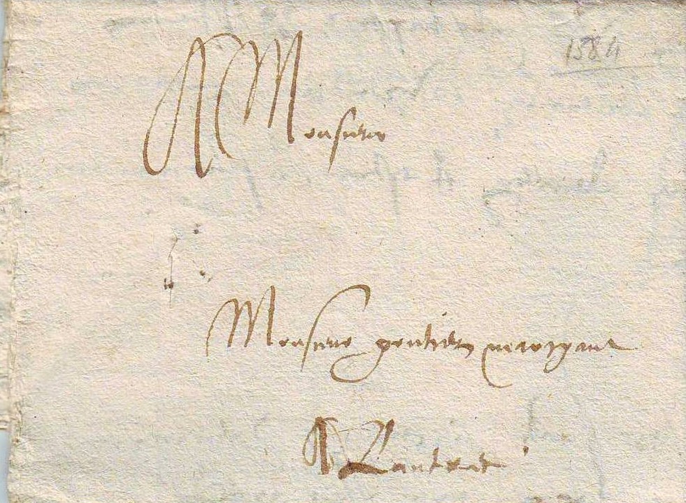 PostalHistories's tweet photo. Lautrec, Tarn, 19 novembre 1584. Una lettera prefilatelica rarissima, in piena Guerra di Religione francese. Dalla collezione di Storia Postale di Gabriele Guglielmi https://t.co/LP0aPAlQP5
#StoriaPostale #Manoscritti #Francia #XVI https://t.co/4HKNqlBITQ