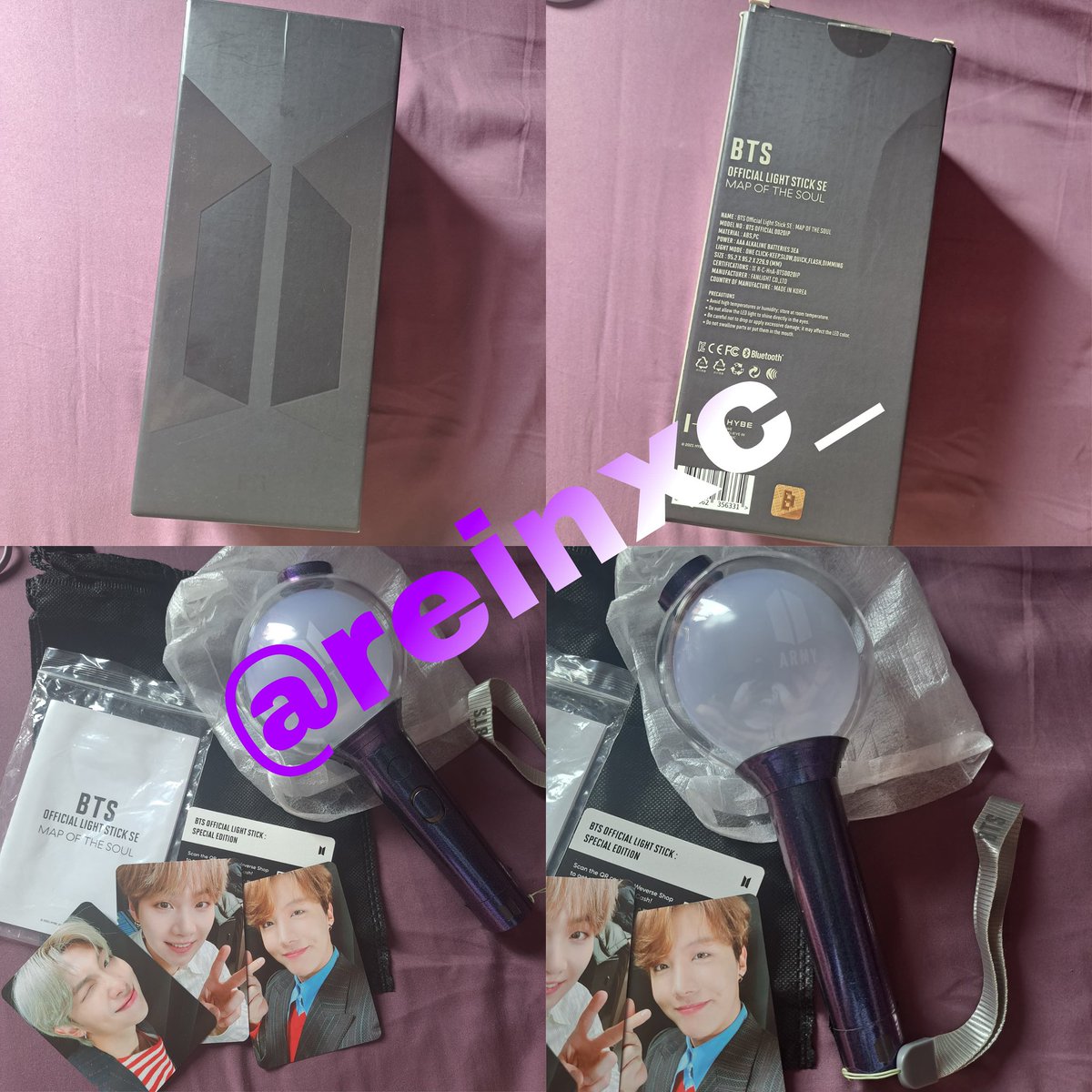 reinxc_'s tweet photo. Hai, #ARMY ๐.
WTS BTS OFFICIAL LIGHT STICK : SE (Vers)
๐ Good Condi (Baru pakai pas konser DDAY)
๐ Box, Lanyard, Pouch ADA
โ๏ธ Pakai Garskin Warna Ungu (Sesuai Pict)
โ๏ธPC SISA : Namjoon, Suga, Jhope
๐ JAKARTA SELATAN
#bts #lighstick #wts #armybantuarmy
#zonauang #wanttosale https://t.co/2hEldh89dl