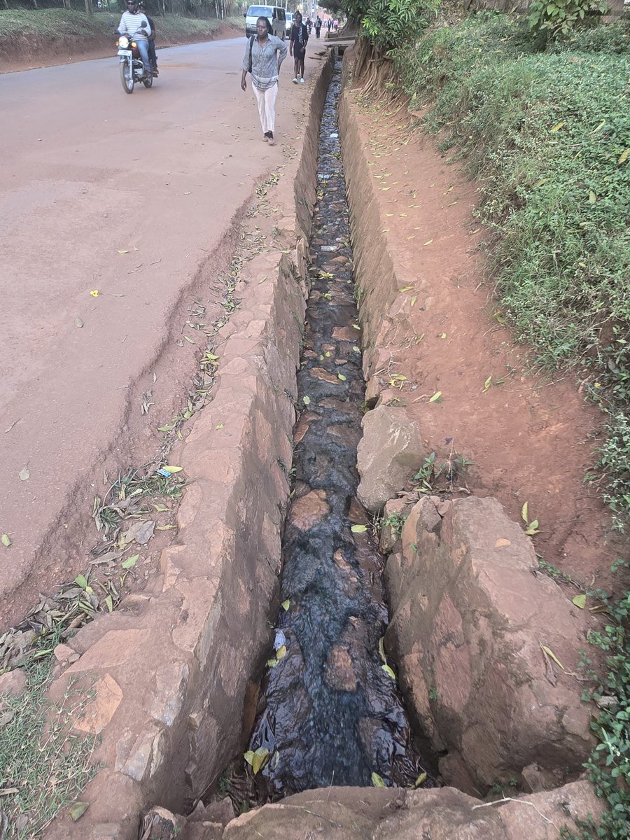Soloestee's tweet photo. Major @nwscug  leak alert ⚠️ 
Location: Old Kira Road, right behind the White Flats.
Has been flowing for... probably weeks now. https://t.co/onf8IH5mWa