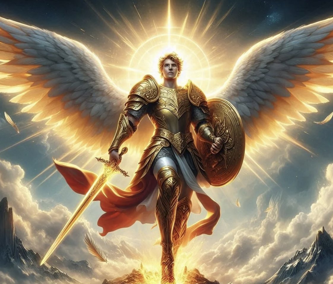 litecoin_bull's tweet photo. Our followers just know. Archangel Michael is not a myth—he is a force. You are divinely protected. No wonder large majority of our followers never had bad luck or bad health. Think. 

He is the frequency of divine protection that you can tune into at any moment. He doesn't fight your battles for you—he fights with you, giving you the clarity, courage, and strength to face the darkness yourself.

He reminds you: you are not alone. You are never alone. And the battle is already won—not in the external world, but in the hearts of those who choose to stand.

A Closing Mantra you can say -

“I am protected. I am guided. I am held.
The sword of Michael is with me.
The shield of truth is before me.
I do not fear the darkness—I see through it.
I am a warrior of the light.
And I am victorious—not because I fight, but because I stand.” ⚔️🔥

May his presence surround you, here as you read this page. And may you always know—the light never abandons those who choose it. 🌅🙏