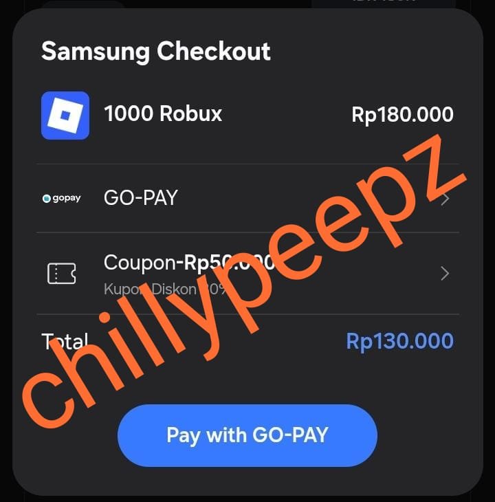chillypeepz's tweet photo. WTS ROBUX ROBLOX ๐ซ
via login (voucher samsung)
โช๏ธ 500r = ๐ธ 68k
โช๏ธ 1000r = ๐ธ 135k
#wts #wtb #robux #roblox #zonauang #zonajajan #bealanja https://t.co/H567Gf1wOu