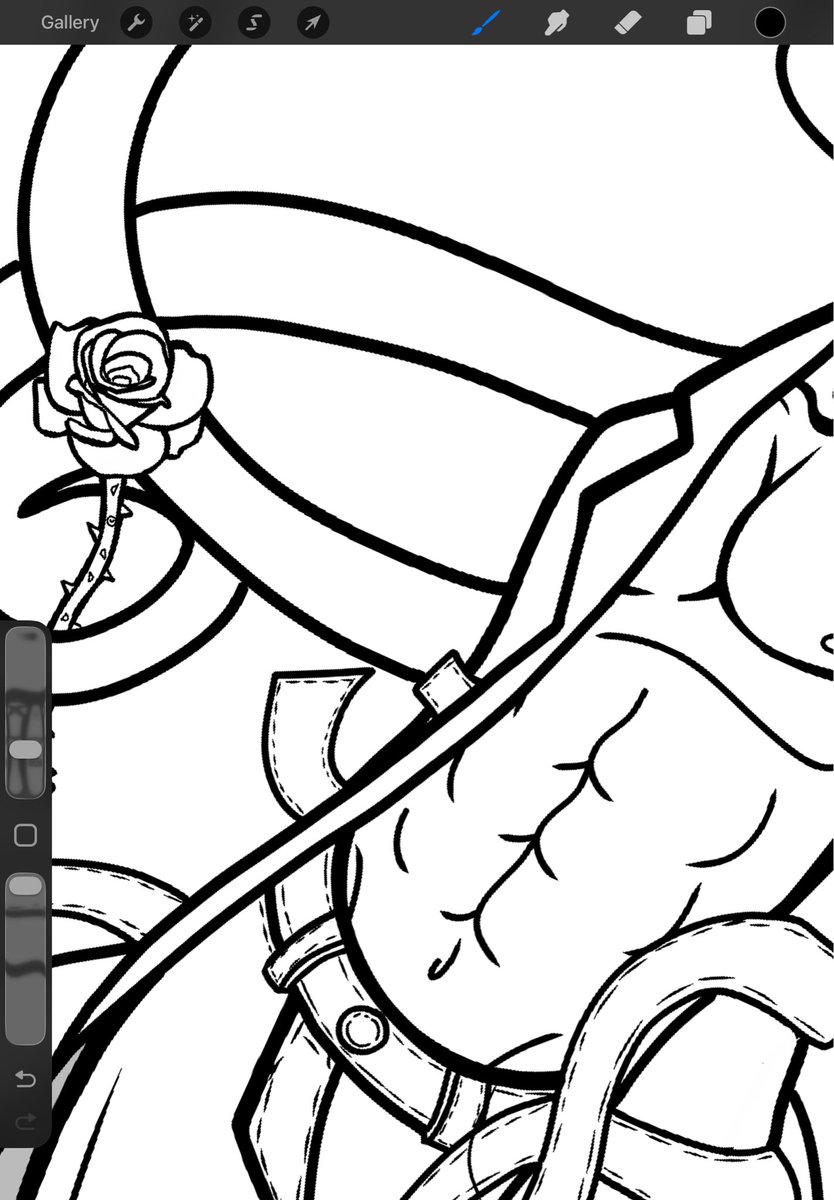 Smilingfeline1's tweet photo. A wip of one of my favorite creepypasta (parody) characters offenderman. I shall be drawing more fanart like I used too again and still will draw my ocs. #wip #creepypasta #offenderman #procreate https://t.co/qn8aFP1lfn