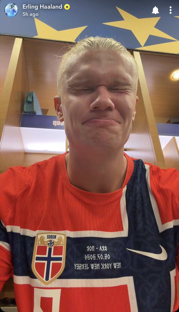Erling Haaland Snapchat Updates tweet media