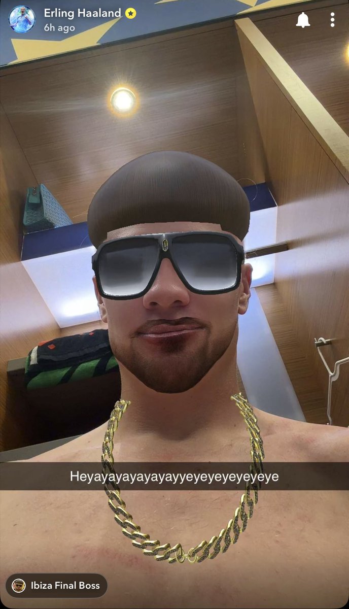 Erling Haaland Snapchat Updates tweet media