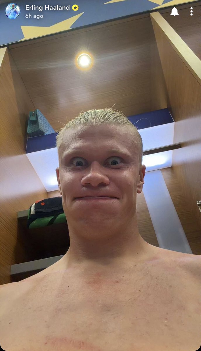 Erling Haaland Snapchat Updates tweet media