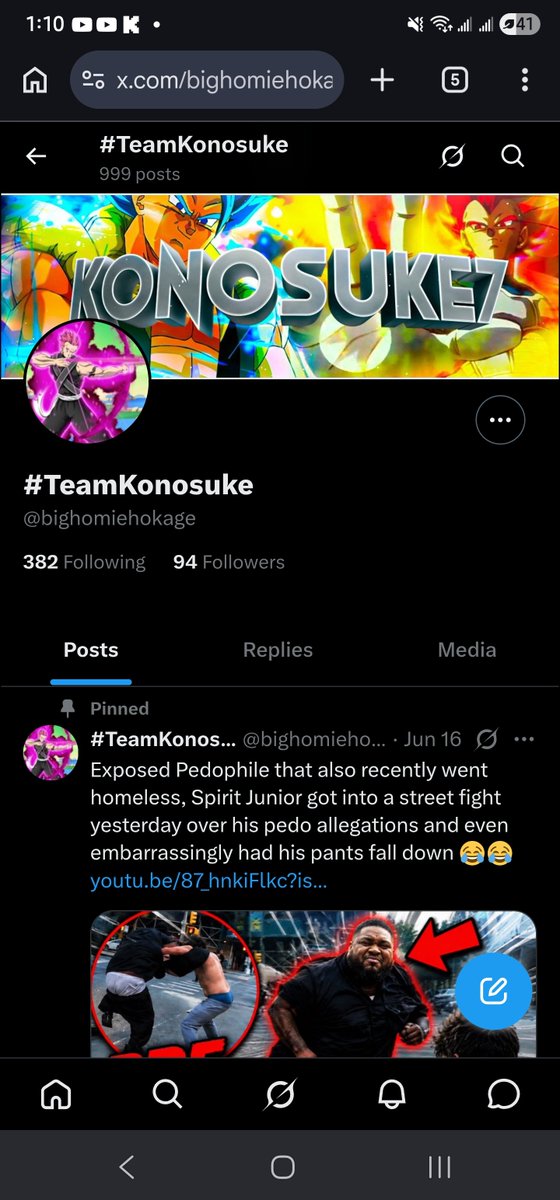 DaKick89's tweet photo. LMFAOOOO this lying piece of shit cocksuckin' NJ trailer Park trash @bighomiehokage blocked me. 

I own you nigga, accept your  20 years of irrelevancy with a side of your whippings, boy! And I'll know when you can't take my dick outta your mouth, boy! https://t.co/LY5OIUNDY1