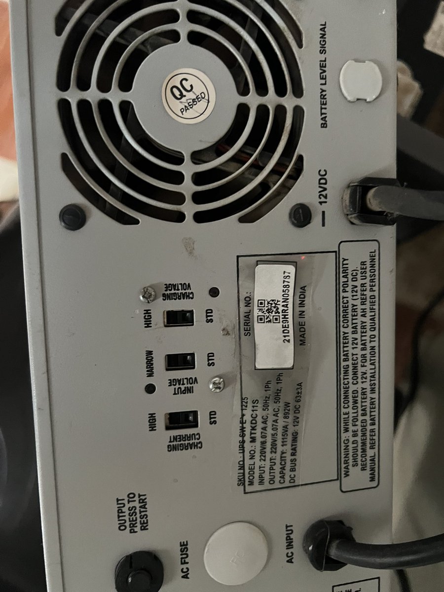 AmulyaKumarPan4's tweet photo. @MicrotekOfcl  IS PRODUCT FOR SALE AND LACKS SERVICE AS HAVE ONE INVERTER AND RUNNING FOR SERVICE. MOB 8144060849 https://t.co/aGii022mBE