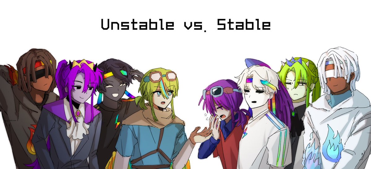 Diamondhouuece's tweet photo. #unstableuniverse #uuquartet 

Stable universe thing https://t.co/q0zRPVgOEM