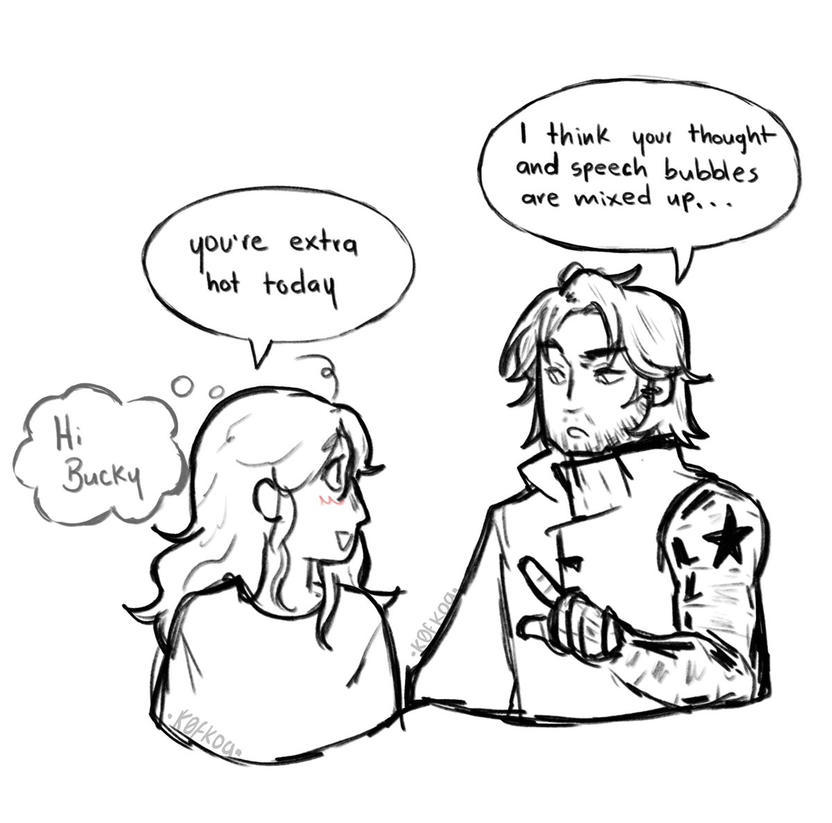 kof_koa's tweet photo. Some of my favorite drawings of my yumeship with Bucky Barnes (⁠〃ﾟ⁠3ﾟ⁠〃⁠)
#buckybarnes #yumetwt https://t.co/fCdjpBDIG2