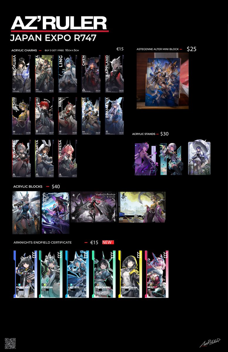 Az_Ruler's tweet photo. Tabling at Japan Expo in Paris this weekend at table R747! 
 #JapanExpo2026 https://t.co/pGovTiEvVS