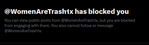 Hystk4fm's tweet photo. Always a fucking loser @WomenAreTrash1x https://t.co/pVK6eJSImS