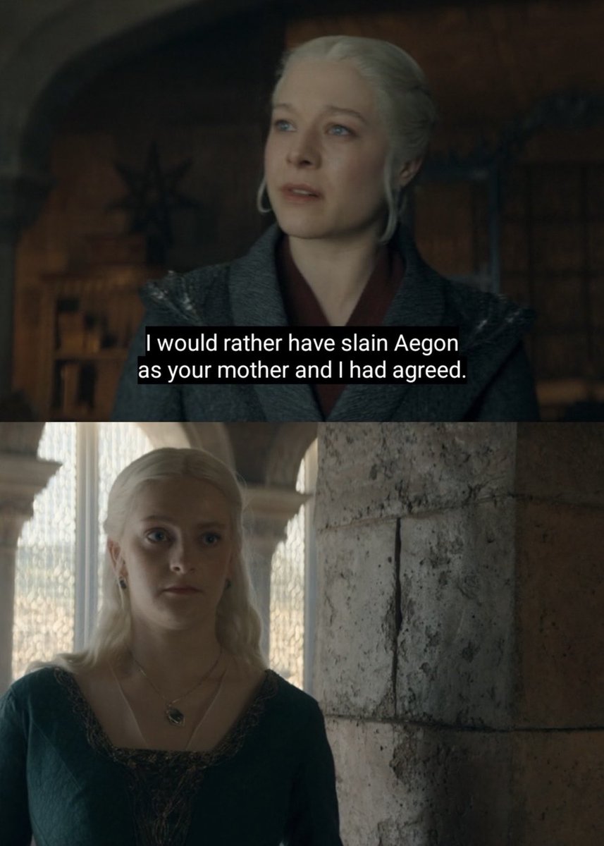 bryanMkruse's tweet photo. Rhaenyra settling into her new role. #HOTD https://t.co/7J0DkMuf1n