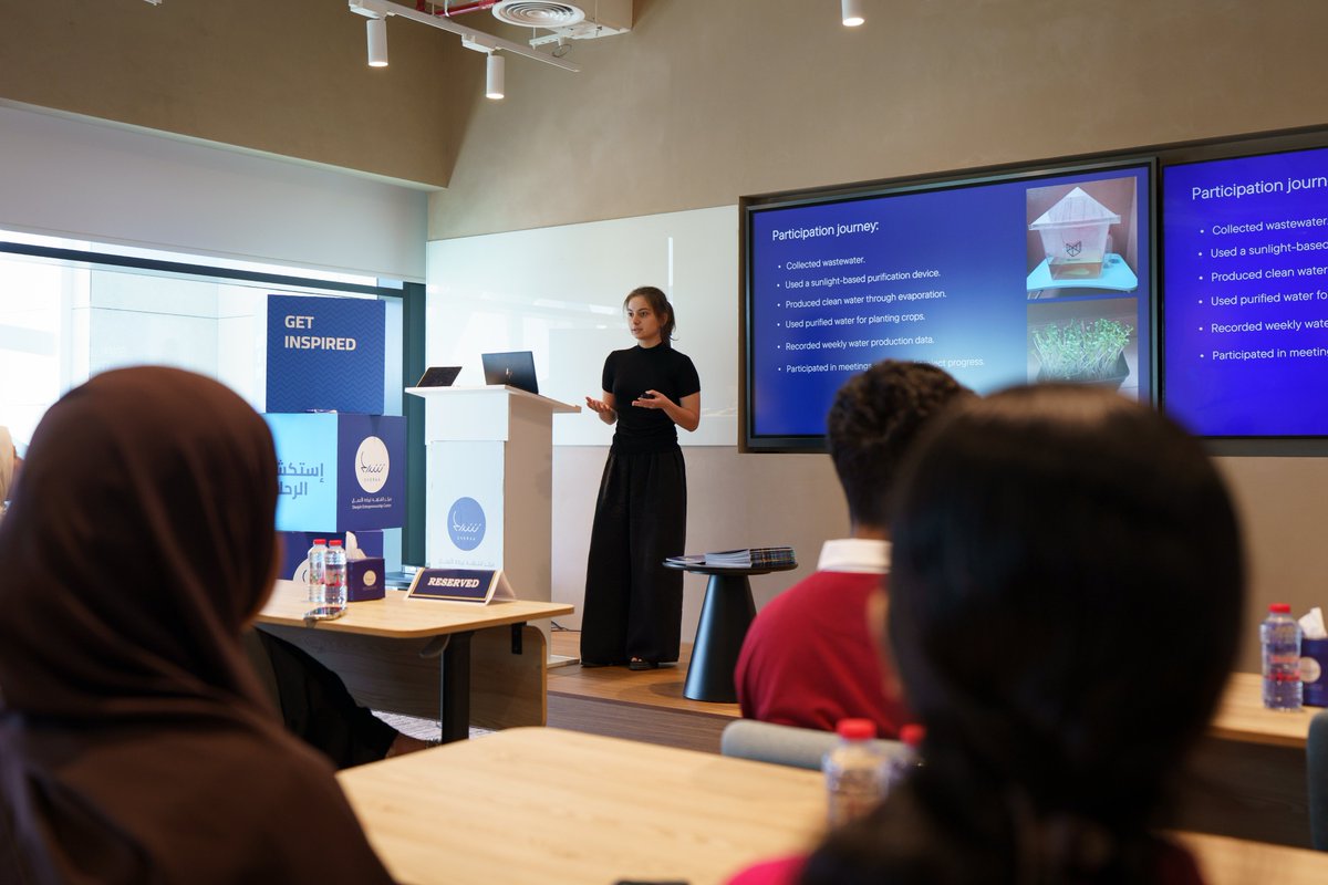 Manhatuae's tweet photo. Congratulations to all 15 participants for your dedication, curiosity, and commitment to building a more sustainable future.  Thank you, @sheraasharjah and the entire team for your continuous support.

#Innovation #UAE #Manhat https://t.co/ZbTcOsyEuu