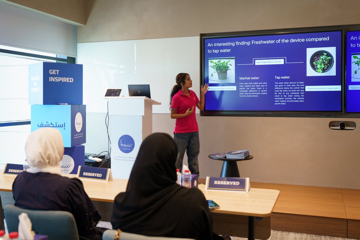 Manhatuae's tweet photo. Congratulations to all 15 participants for your dedication, curiosity, and commitment to building a more sustainable future.  Thank you, @sheraasharjah and the entire team for your continuous support.

#Innovation #UAE #Manhat https://t.co/ZbTcOsyEuu