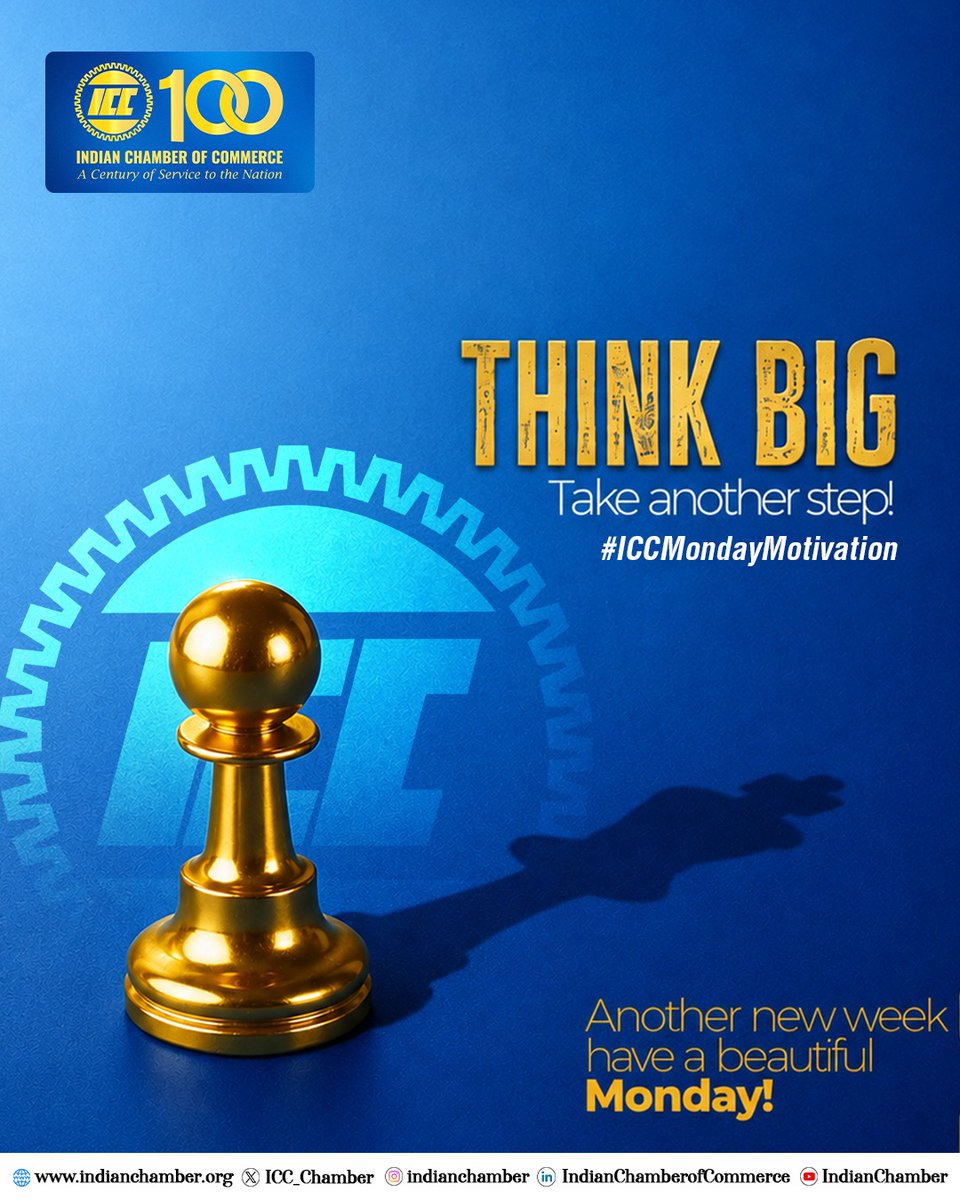 ICC_Chamber's tweet photo. The shadow of today's decision often becomes tomorrow's legacy.
#LeadWithVision #BusinessLeadership #Innovation #IndianChamberOfCommerce https://t.co/1kHIsNOZ7v
