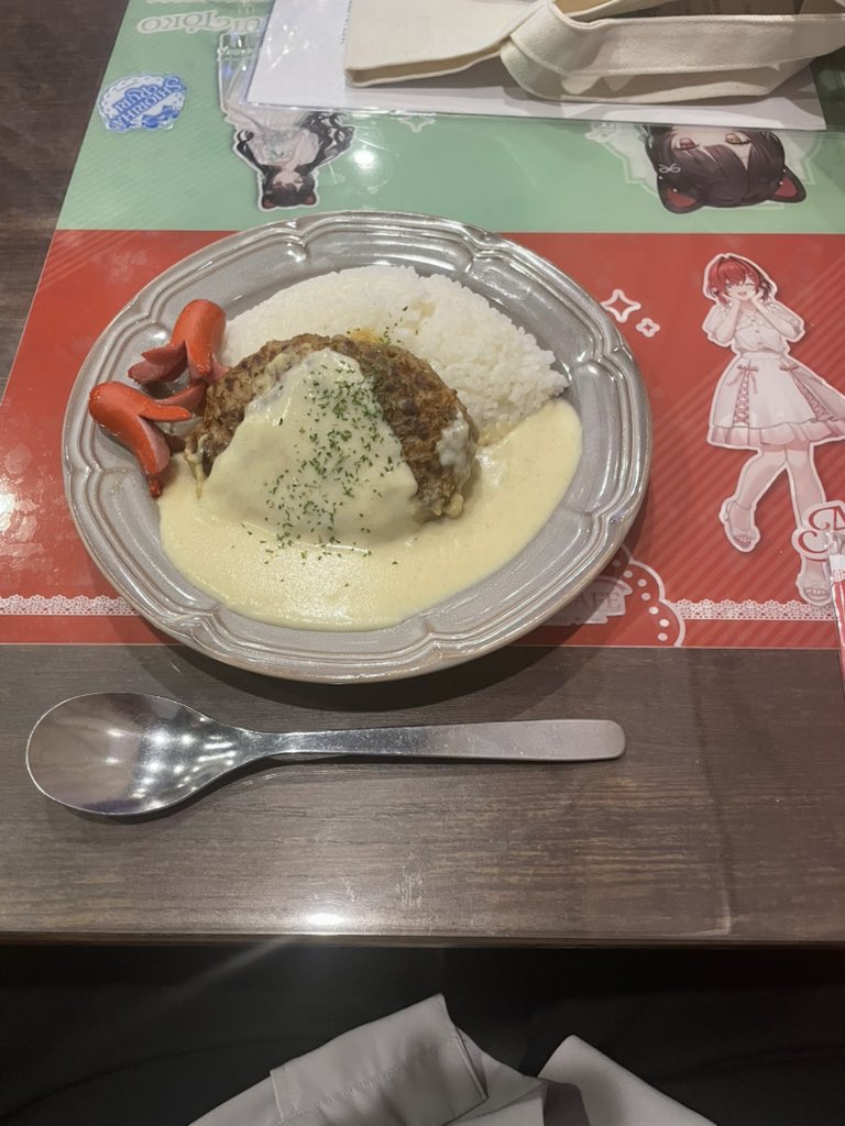 motoi2004's tweet photo. コラボカフェ　#アンジュ https://t.co/94sFWQmXve