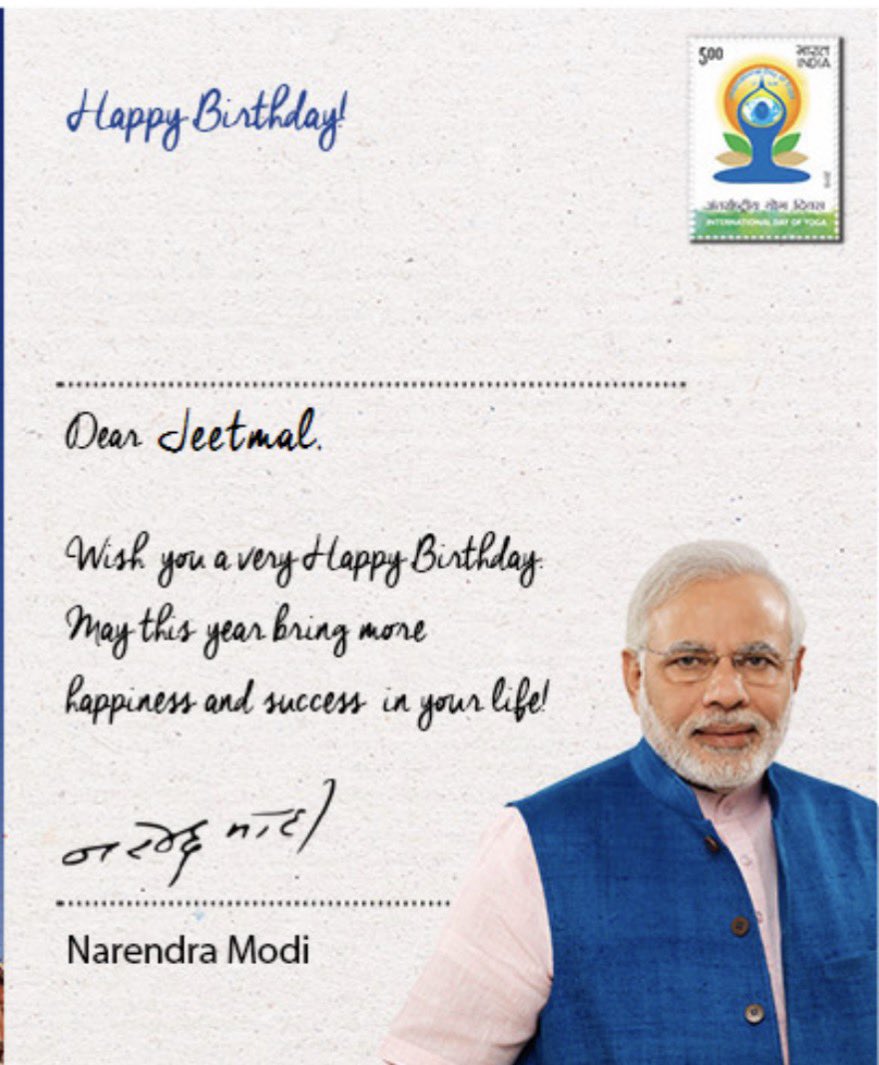 jeetmalbjp's tweet photo. आदरणीय प्रधानमंत्री श्री @narendramodi  जी से प्राप्त जन्मदिन की शुभकामनाओं के लिए हृदय से आभार।
आपके स्नेह, आशीर्वाद एवं शुभकामनाएँ मुझे राष्ट्रसेवा और जनसेवा के पथ पर निरंतर समर्पित भाव से कार्य करने की प्रेरणा देती हैं।
आपका हार्दिक धन्यवाद एवं सादर प्रणाम।
जय हिंद! 🇮🇳
@BJP4India  @BJP4Rajasthan  
@BhajanlalBjp   @madanrrathore 
@ajaeybjp