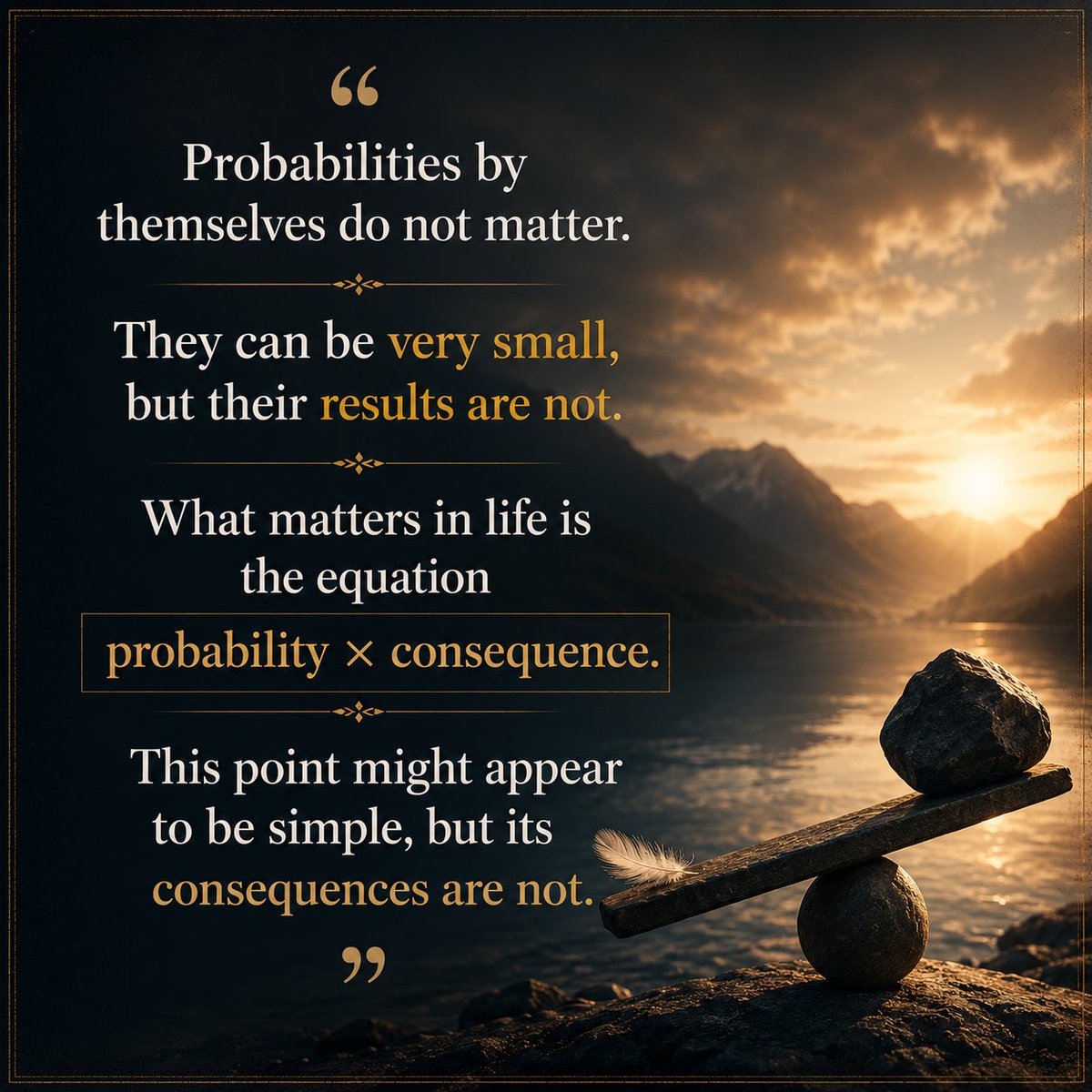 TraderVulture's tweet photo. In trading terms, the win rate is far less consequential than the risk-to-reward ratio. What matters is not how often you are right, but how much you gain when right relative to how much you lose when wrong. https://t.co/BpEHW2ByqB