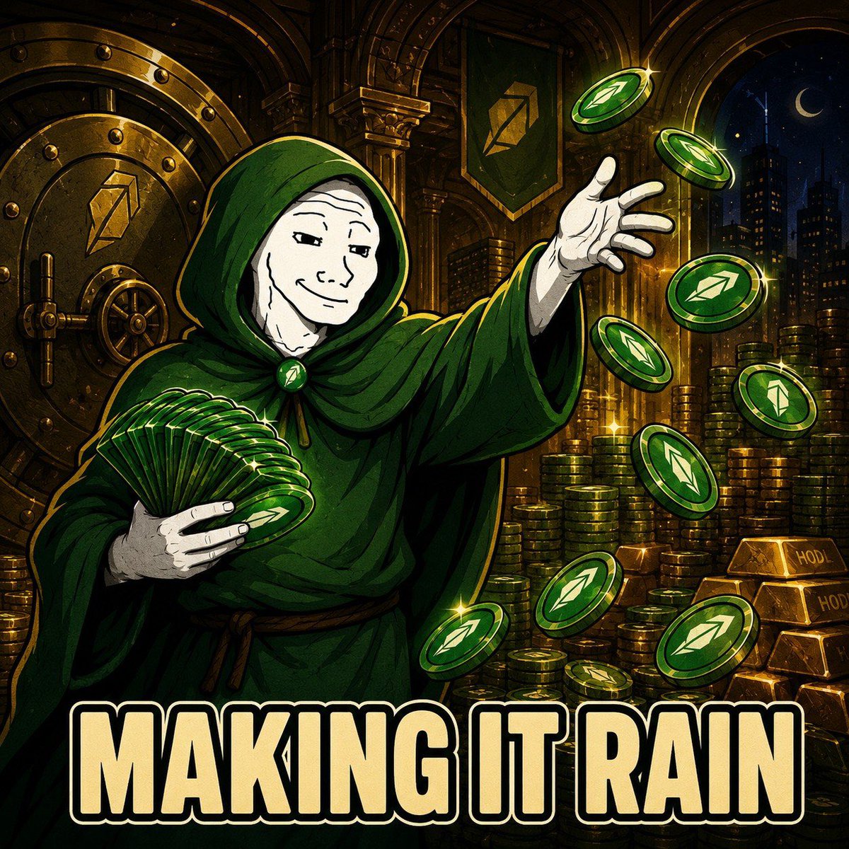 HoodJack_RH's tweet photo. Lets make it rain with $HOOD!

Organizing a Buybot Competition soon! Highest buy in 48 hours will win huge rewards! https://t.co/Ub7z43uHHi
