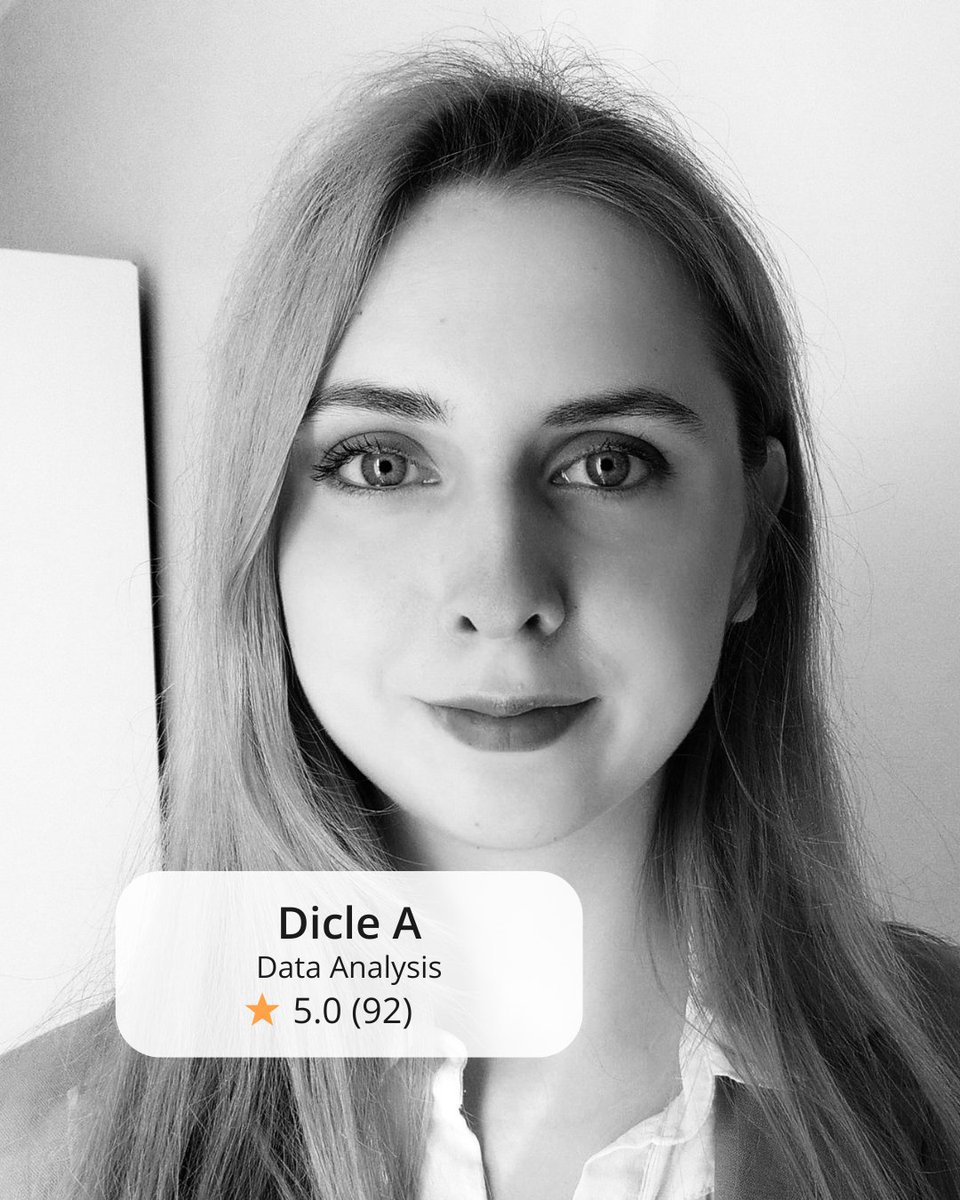 PeoplePerHour's tweet photo. 📊 Freelancer of the Week: Dicle A
Data is only valuable if you know what to do with it, and that's where Dicle excels.
Hire Dicle on PeoplePerHour: https://t.co/a5LUZK4pfC
#PeoplePerHour #FreelancerOfTheWeek #DataAnalysis #BusinessIntelligence https://t.co/IdVRwE9jBT