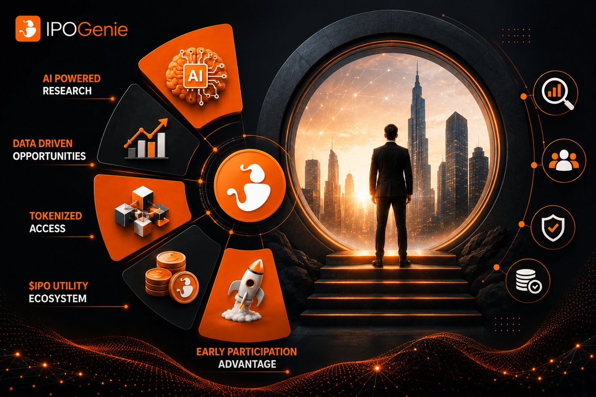 deprofus's tweet photo. Private markets have created some of the world's biggest success stories.

The catch?

Most retail investors don't get a chance to participate until those companies are already public.

That's the gap @IPOGenie is working to close.

By integrating AI-powered research with tokenized access to pre-IPO opportunities, the platform is designed to help investors make more informed decisions while exploring private markets that have historically been difficult for retail participants to access.

Why I'm watching it:

• AI-assisted investment research
• Data-driven opportunity discovery
• Tokenized pre-IPO access
• $IPO ecosystem with staking and governance
• Early participation through the live presale

In investing, better decisions often come from better information.

If you're looking beyond short-term hype, IPOGenie is worth exploring.

Join the $IPO presale here 👇

https://t.co/eA1qel1UQR