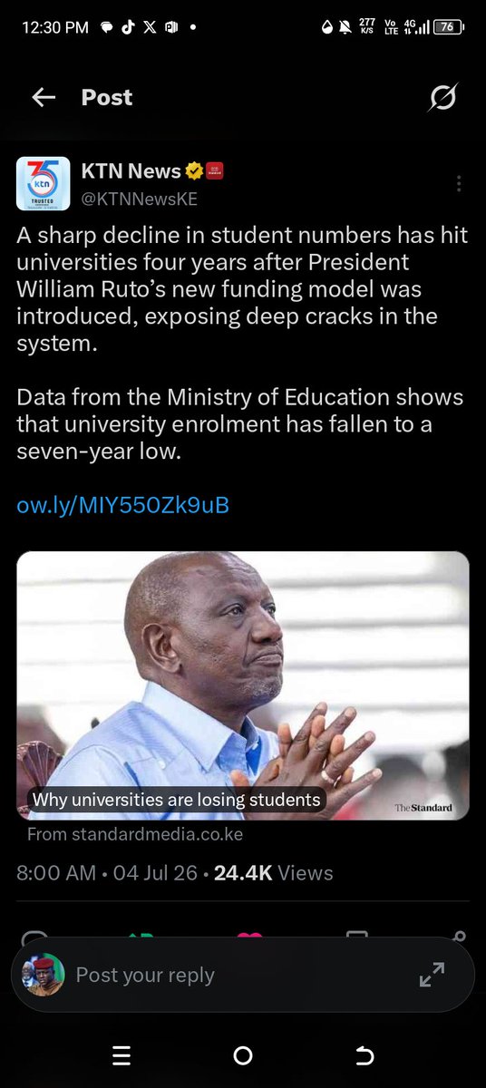 Ronny1337219799's tweet photo. @Dennis_Itumbi02 Mwamba https://t.co/mIay1JNXKr