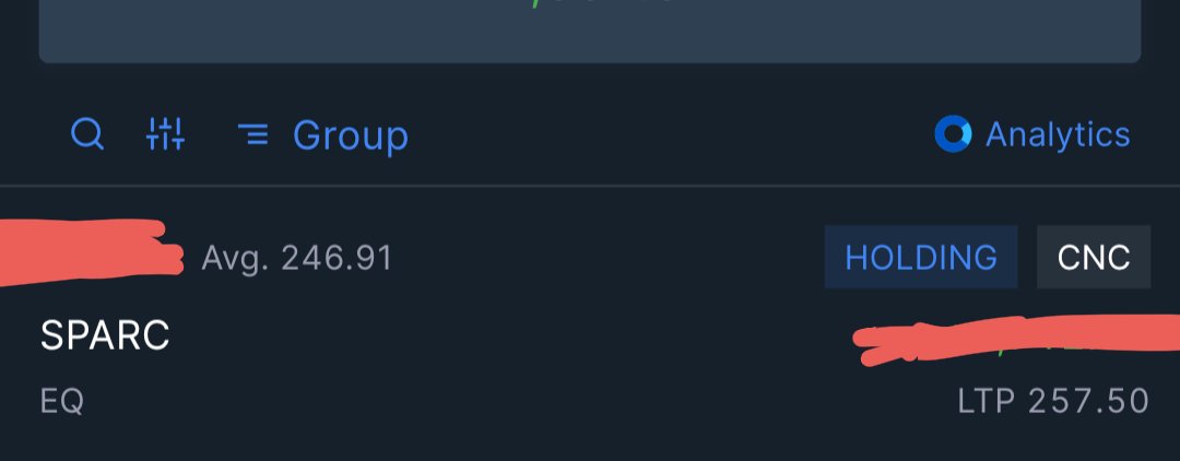 SSrivastava199's tweet photo. New position: #SPARC
Sun pharma advanced research 

entry triggered at 246.

No buy/sell recommendation. https://t.co/NEYY0nW9w3