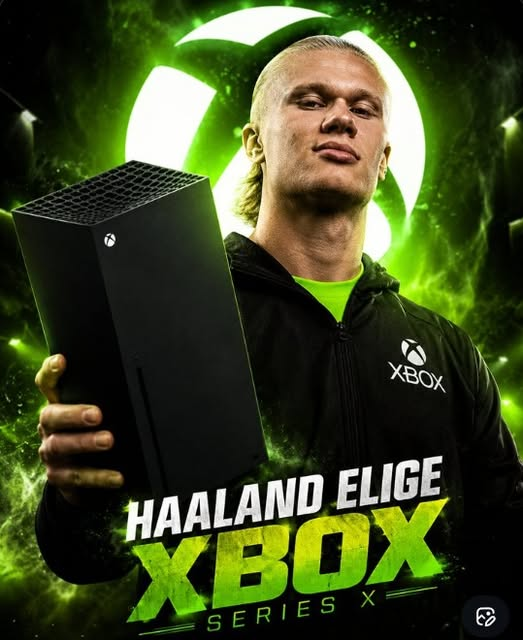 SIUUGAMER's tweet photo. Haaland es Xboxer yu Noruega es Xboxer!!! https://t.co/ljGNGA79Ko