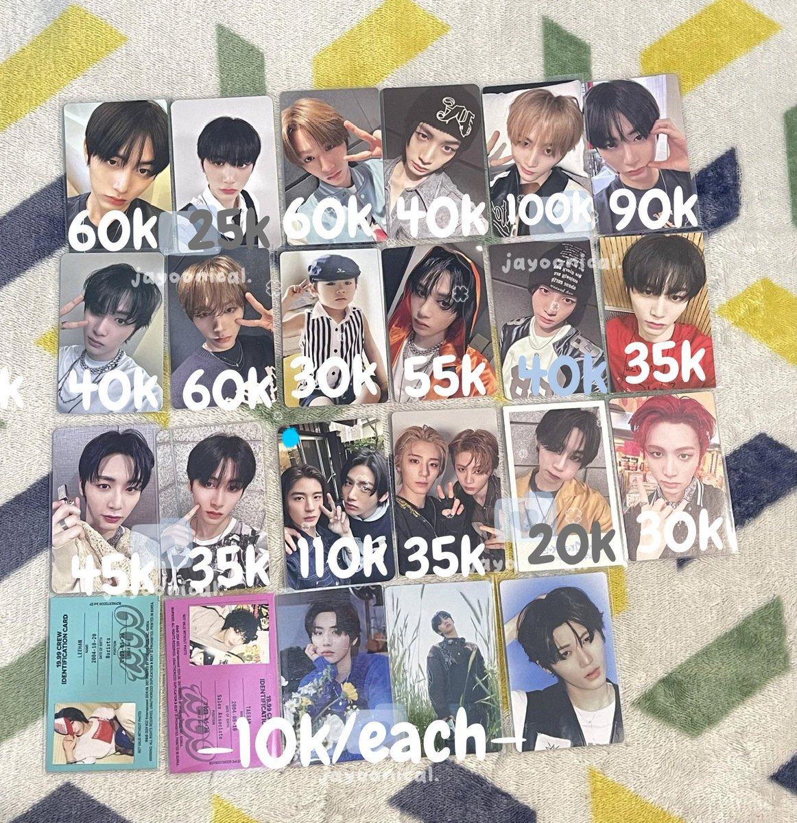 jayoonical's tweet photo. [HELP RT] 

wts//want to sell

‧*❆ ₊⋆ aab woonhak taesan
‧*❆ ₊⋆ strictly check ALT‼️
‧*❆ ₊⋆ can ea (prefer bulk)
‧*❆ ₊⋆📍bekasi, INA

t. aab bnd bonedo woonhak taesan pc photocard wts https://t.co/pvlHV1UcXe