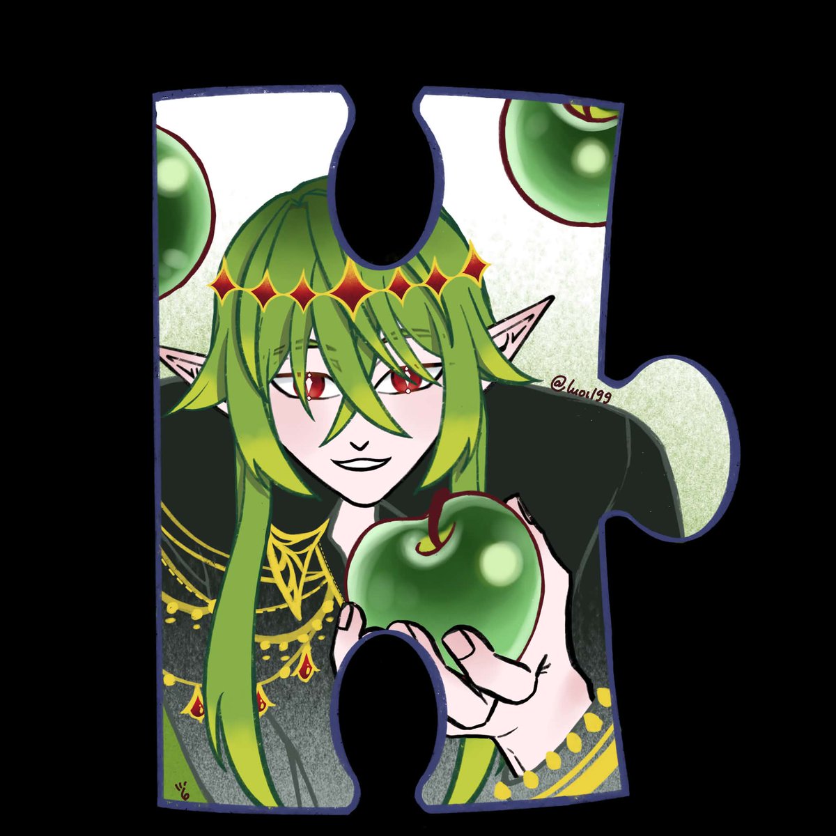 luoi199's tweet photo. @chxrry_cherryy My latest art and my favorite character from Hozuki no Reitetsu is Hozuki 💖 https://t.co/9KCHs78aLw