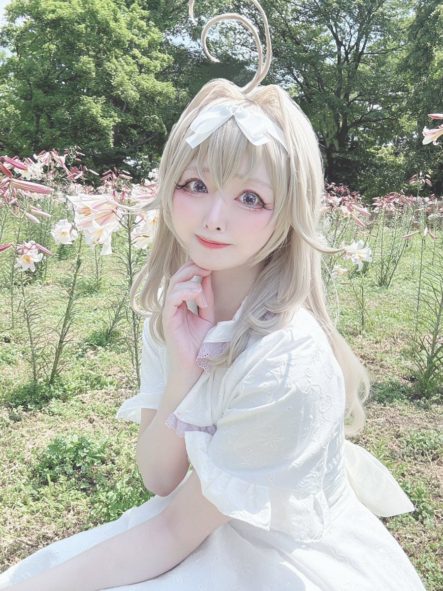 ___koris's tweet photo. 白るるかちゃん🤍 https://t.co/HOrJUffAsm